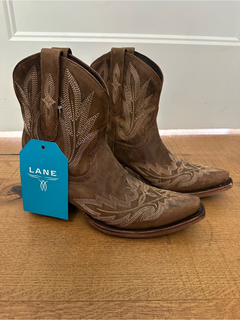 Lane Lexington Ankle Western Boots Womens Size 7